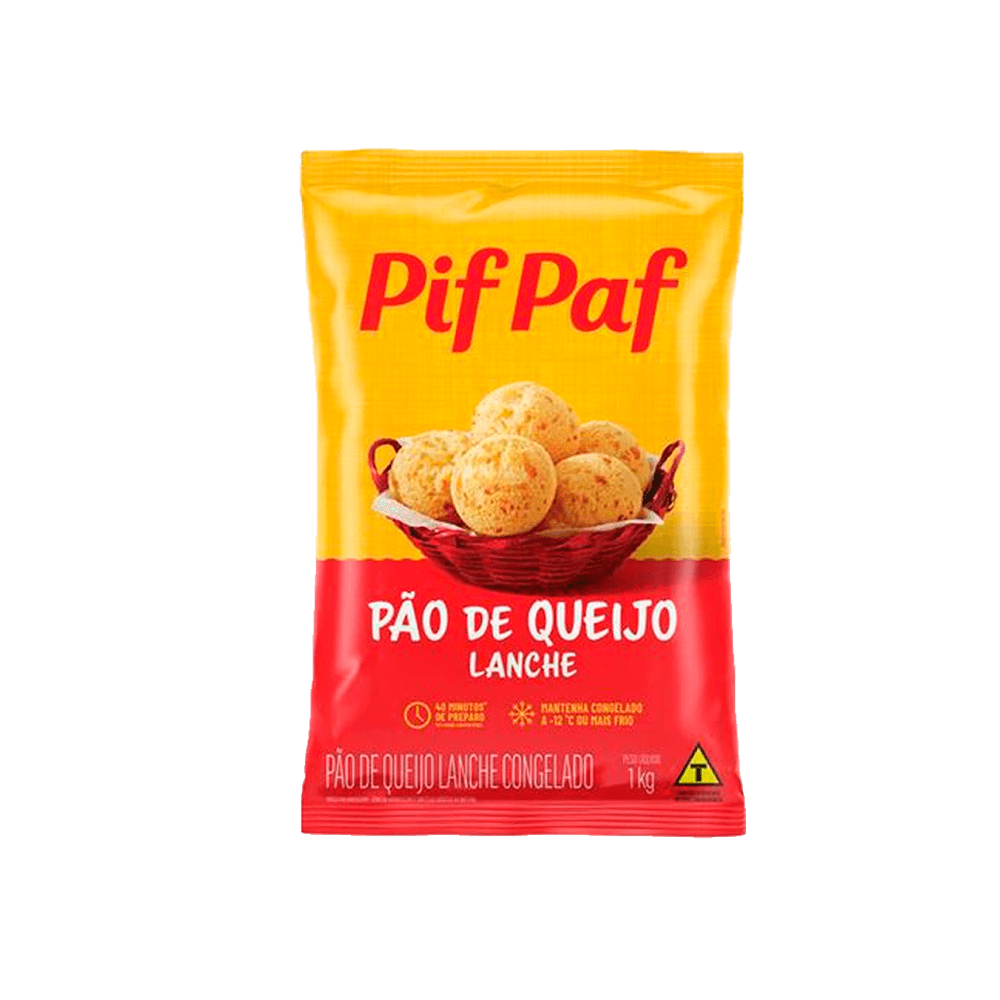 PAO DE QUEIJO PIF PAF 1KG  LANCHE