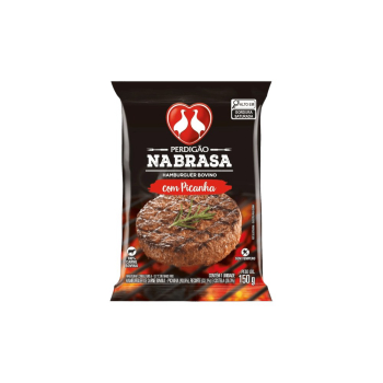 HAMBURGUER PERDIGAO NA BRASA 150G PICANHA