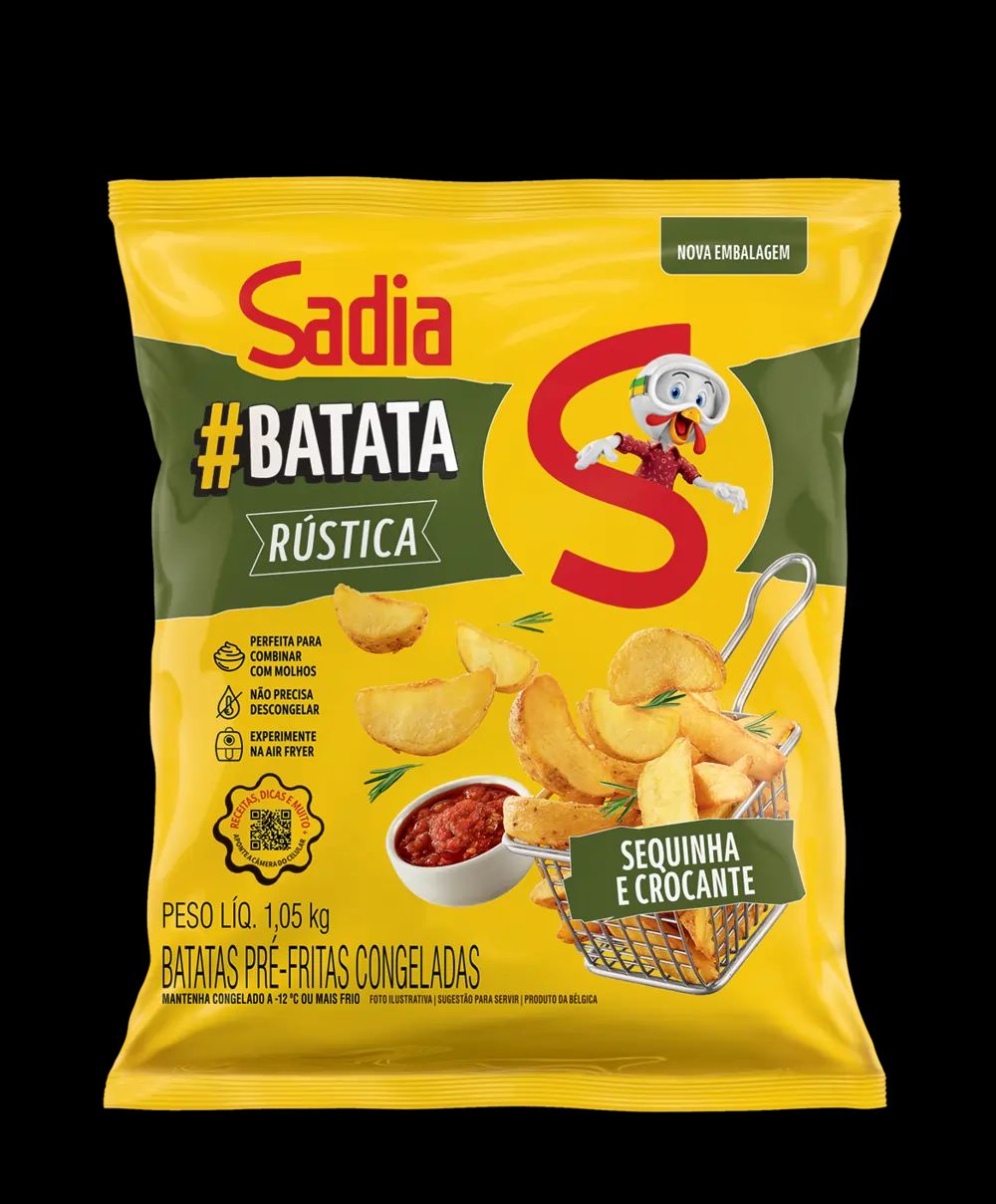 BATATA PRE FRITA SADIA 1,05KG  RUSTICA