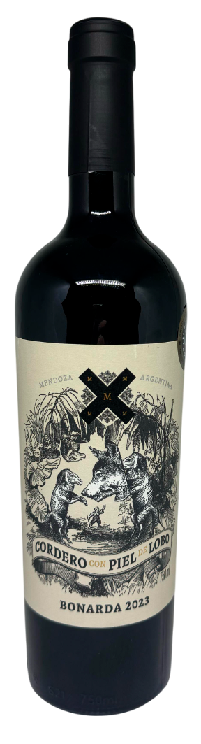 VINHO ARGENTINO CORDERO PIEL LOBO 750ML BONARDA