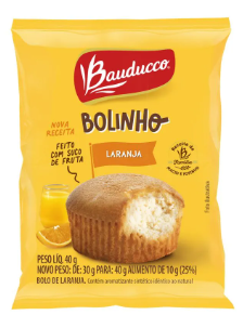 Mini Bolo Bauducco de Laranja 40g 