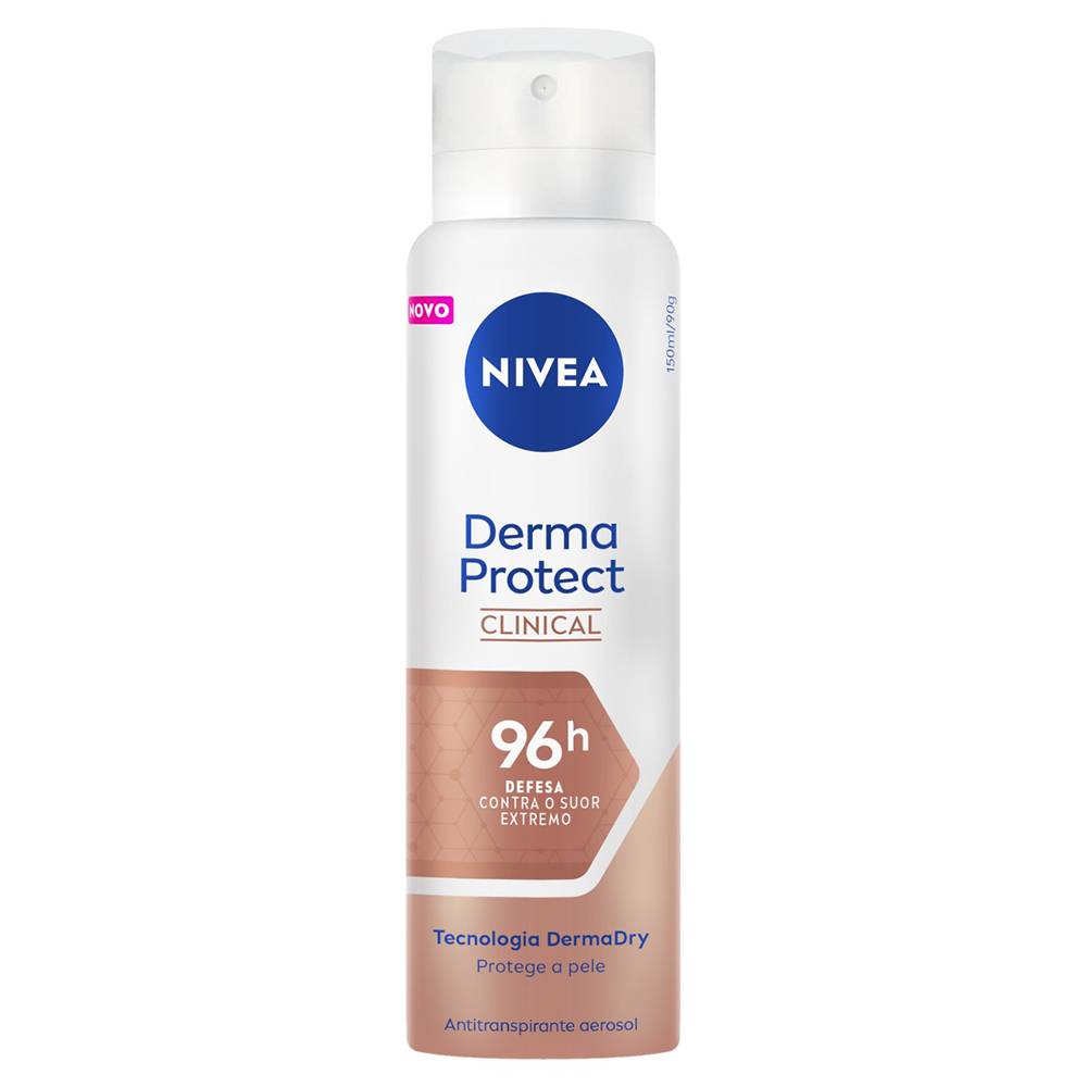 DESODORANTE NIVEA CLINICAL DERMA 150ML PROTECT FEMNINO