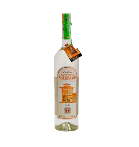 CACHACA FAZENDA SOLEDADE 750ML PURA