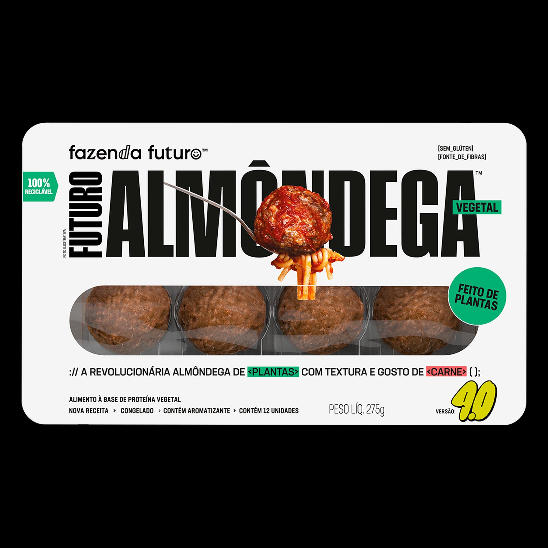 ALMONDEGA FAZENDA FUTURO 275G