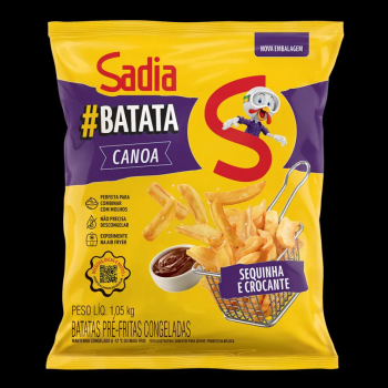 BATATA PRE FRITA SADIA 1,05KG  CANOA