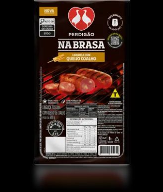 LINGUICA PERD NA BRASA  COM QUEIJO COALH