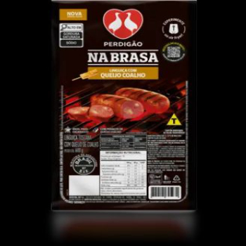 LINGUICA PERD NA BRASA  COM QUEIJO COALH