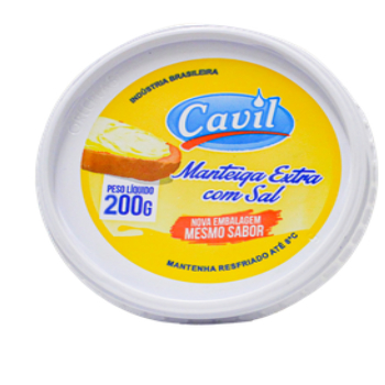 MANTEIGA CAVIL EXTRA COM SAL POTE 200G 