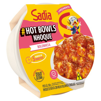 HOT BOWLS SADIA 300G NHOQUE BOLONHESA