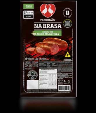 LINGUICA PERD NA BRASA  600G ALHO COM ER