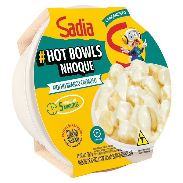 HOT BOWLS SADIA 300G NHOQUE MOLHO BRANCO