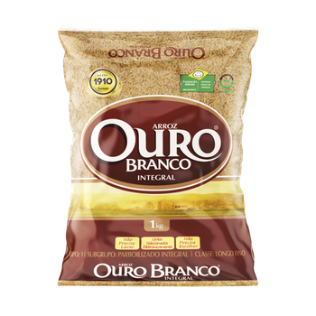 ARROZ OURO BRANCO INTEGRAL 1KG 