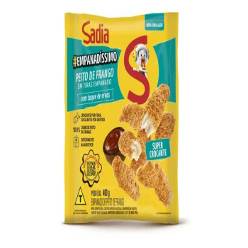 PEITO EM TIRAS SADIA EMPANADO ERVAS 400G