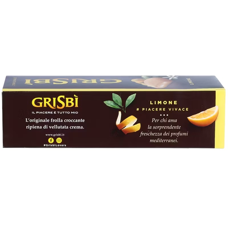 BISCOITO ITALIANO VICENZI GRISBI 135G LIMÃO