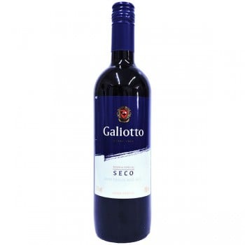 VINHO NACIONAL GALIOTTO TINTO SECO 750ML