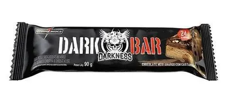 BARRA PROTEINA DARK BAR 90G AO LEITE C/C