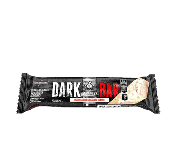 BARRA PROTEINA DARK BAR 90G MORANGO C/CH
