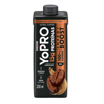 BEBIDA DANONE YOPRO 15G CAPPUCINO 250ML
