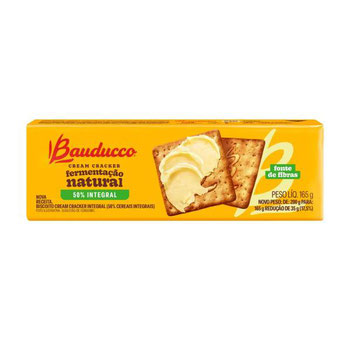 BISCOITO BAUDUCCO 165G INTEGRAL
