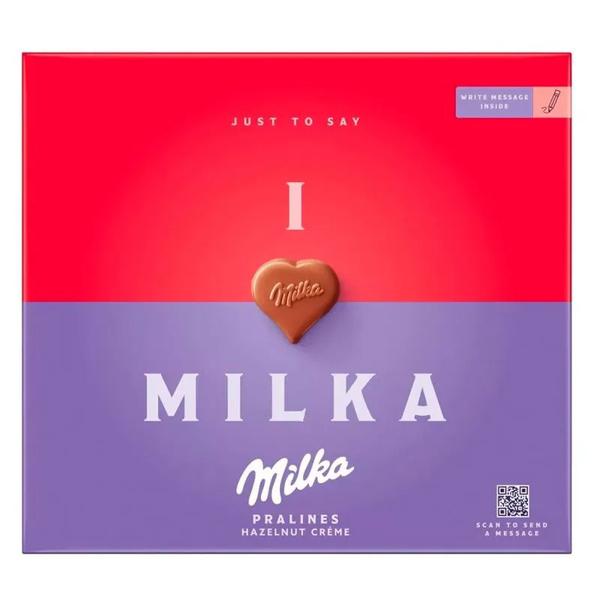 BOMBOM MILKA 110G I LOVE HAZELNUT CAIXA