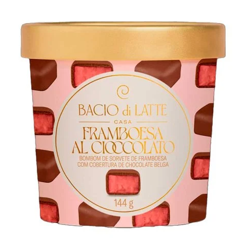 BOMBOM BACIO DI LATTE 144G FRAMBOESA CIO