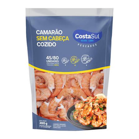 CAMARAO COSTA SUL 300G S/ CABECA COZIDO