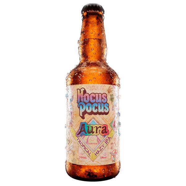 CERVEJA HOCUS POCUS 500ML AURA GARRAFA