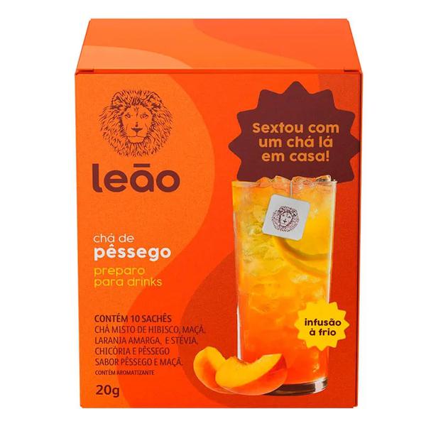 CHA LEAO DRINKS 20G PESSEGO