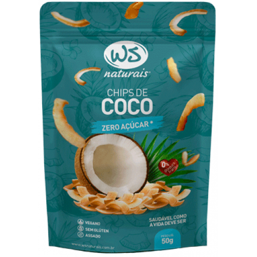 CHIPS WS 50G COCO ZERO ACUCAR