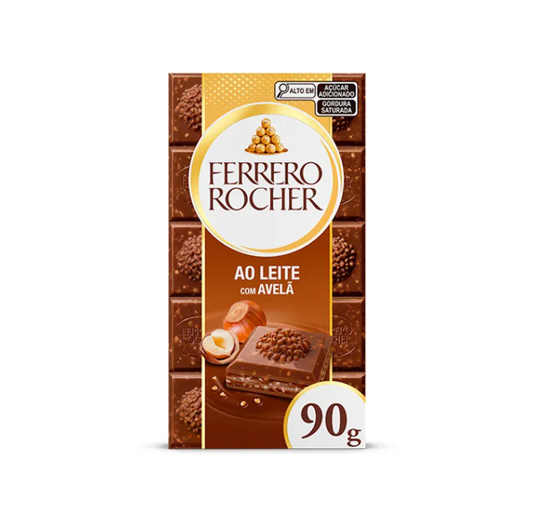CHOCOLATE FERRERO ROCHER AO LEITE 90G 