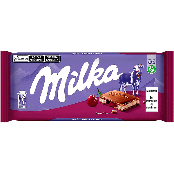 CHOCOLATE MILKA 100G CHERRY CREME