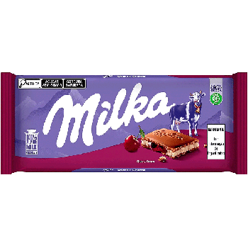 CHOCOLATE MILKA 100G CHERRY CREME