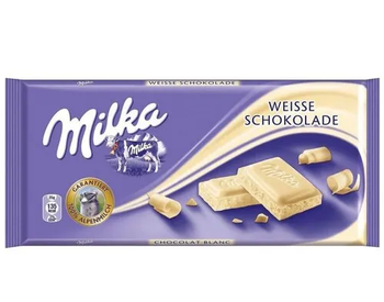 CHOCOLATE MILKA 100G WHITE