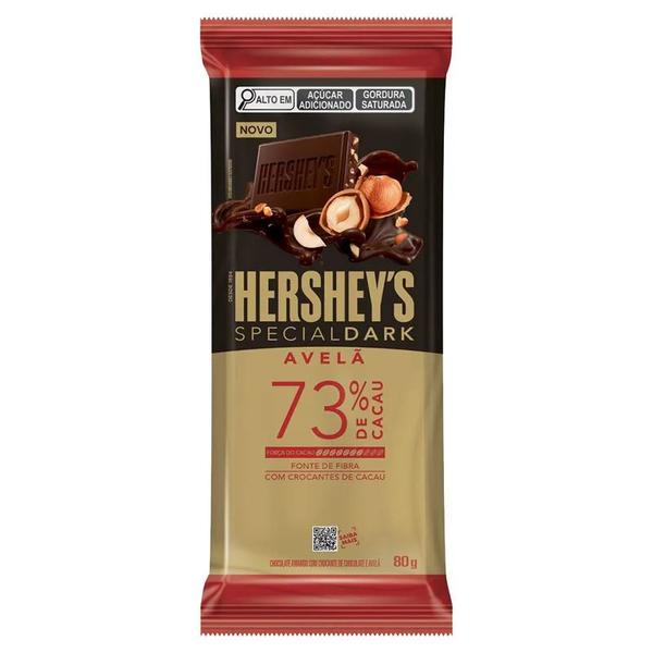 CHOCOLATE HERSHEYS 80G 73% AVELA