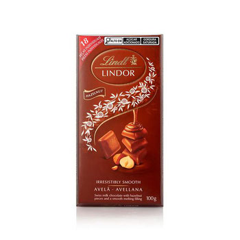 CHOCOLATE LINDT LINDOR HAZELNUT AVELLANA 100G