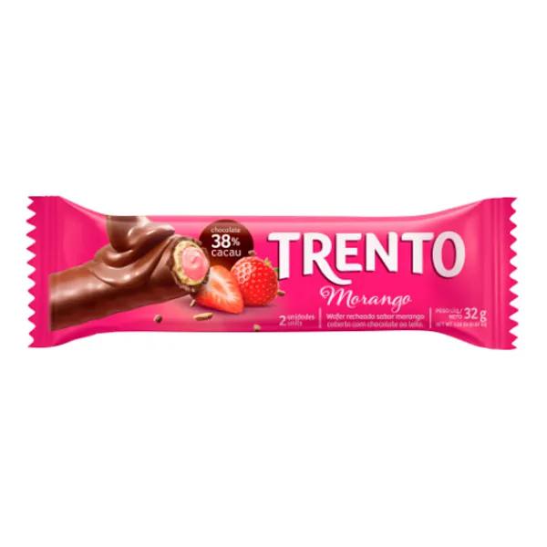 CHOCOLATE TRENTO 29G MORANGO