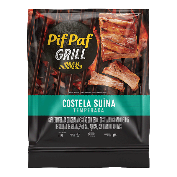COSTELA SUINA TEMPERADA PIF PAF KG