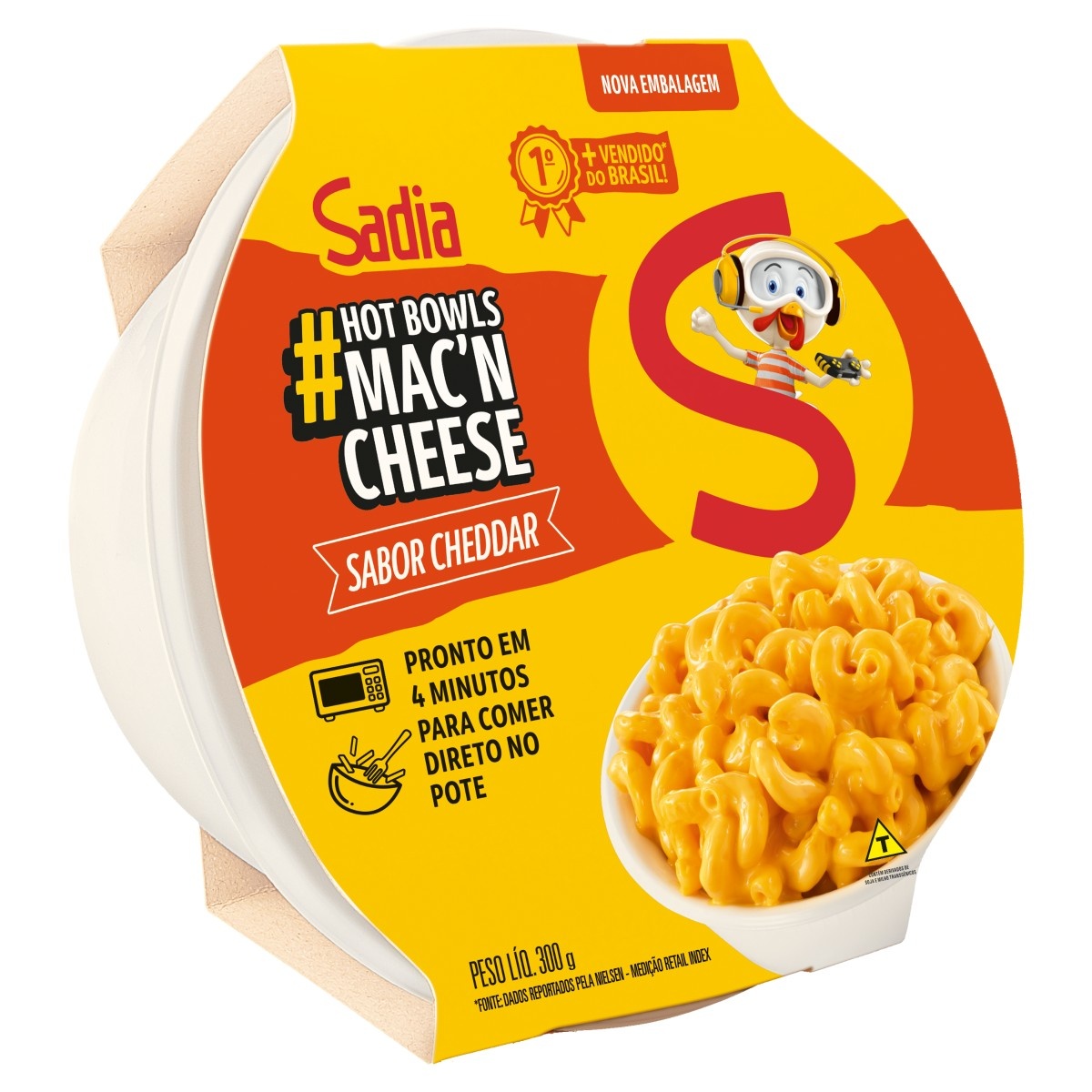 MACN CHEESE SADIA 350G CHEDDAR