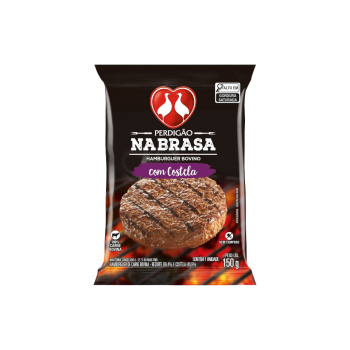 HAMBÚRGUER PERDIGÃO NA BRASA 150G COSTELA 