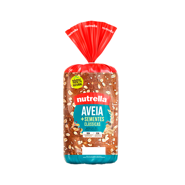 Pão de Forma Nutrella Aveia 350g 
