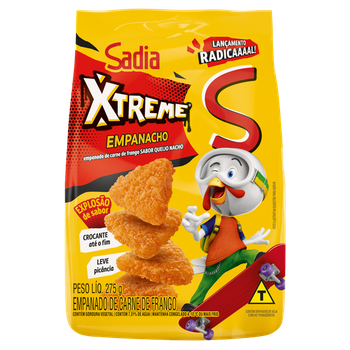 EMPANADO SADIA XTREME 275G QUEIJO NACHO