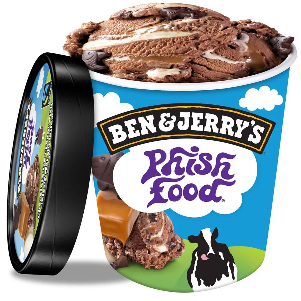SORV BEN & JERRYS 458ML PHISH FOOD