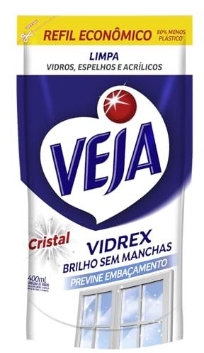 LIMPADOR VEJA VIDREX 400ML CRISTAL