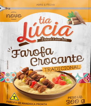 FAROFA TIA LUCIA 300G TRADICIONAL CROCAN