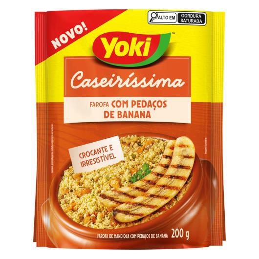 FAROFA YOKI 200G C/ PEDACOS BANANA