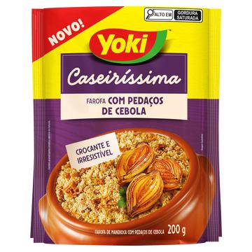 FAROFA YOKI 200G C/ PEDACOS CEBOLA