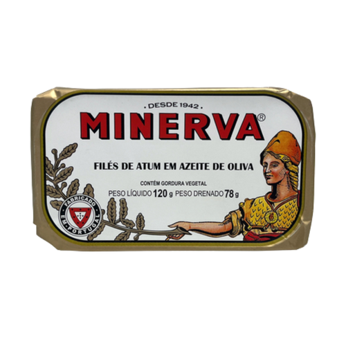 FILE DE ATUM EM AZEITE MINERVA 120G