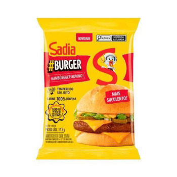 HAMBURGUER SADIA 113G BOVINO