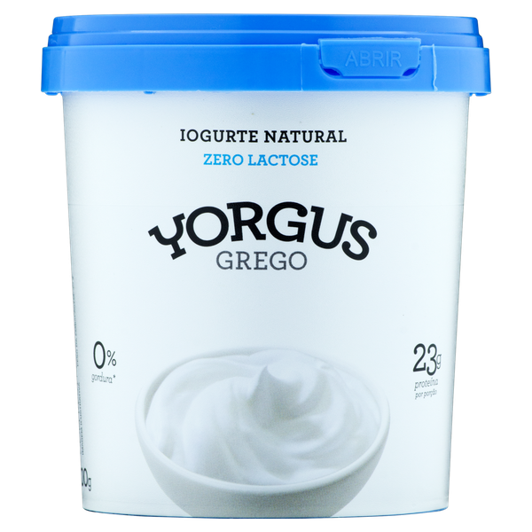 IOGURTE YORGUS GREGO ZERO LACTOSE 500G