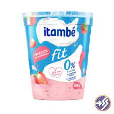 IOGURTE ITAMBE FIT MORANGO ZERO LACTOSE 450G